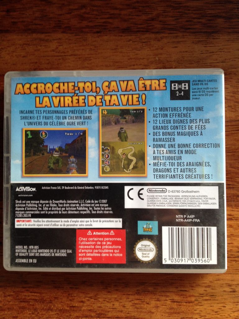 Shrek Smash’n’Crash Racing - Nintendo DS video game collectible [Barcode 5030917039560] - Main Image 2