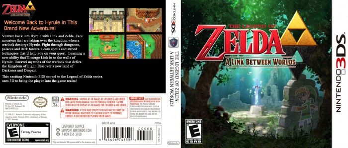 Ledgend Of Zelda Link Between Worlds - Nintendo 3DS (Nindendo - 1) video game collectible - Main Image 2