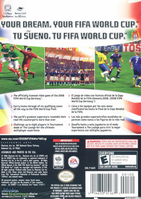 FIFA World Cup 2006 - Nintendo GameCube (Ea Sports - 1-4) video game collectible [Barcode 014633151671] - Main Image 2