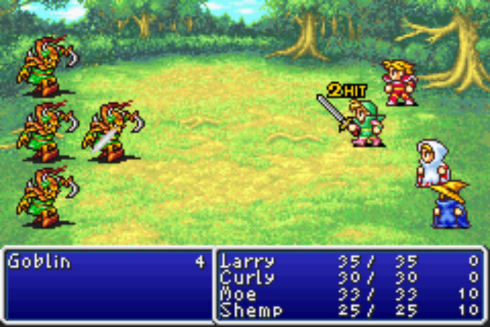 Final Fantasy I & II : Dawn of Souls - Nintendo Game Boy Advance (GBA) (Square Enix - 1) video game collectible [Barcode 045496734923] - Main Image 3