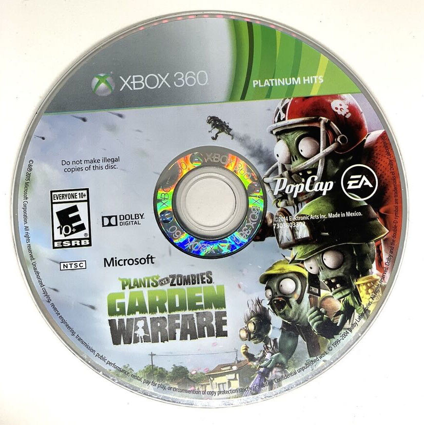 Plants vs. Zombies: Garden Warfare - Microsoft Xbox 360 (EA Electronic Arts - 1) video game collectible [Barcode 014633730388] - Main Image 3