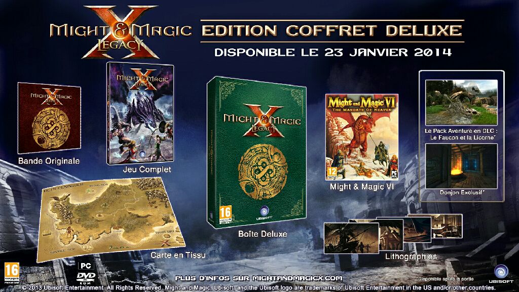 Might And Magic X Legacy - PC (Ubisoft) video game collectible [Barcode 3307215734773] - Main Image 2