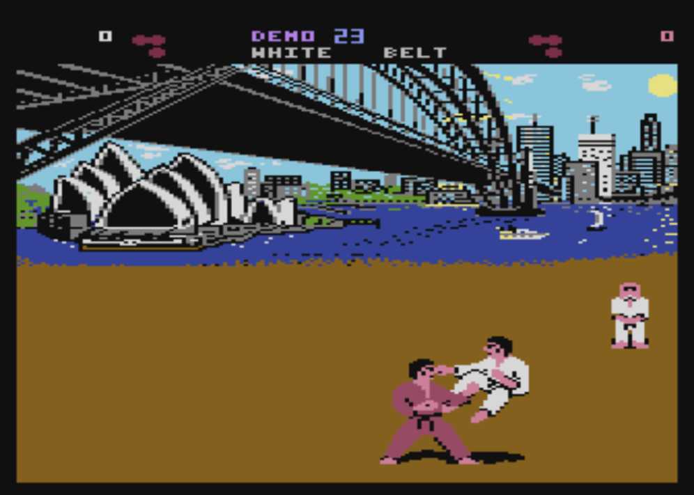 International Karate - Commodore 64 (Epyx - 1-2) video game collectible - Main Image 2