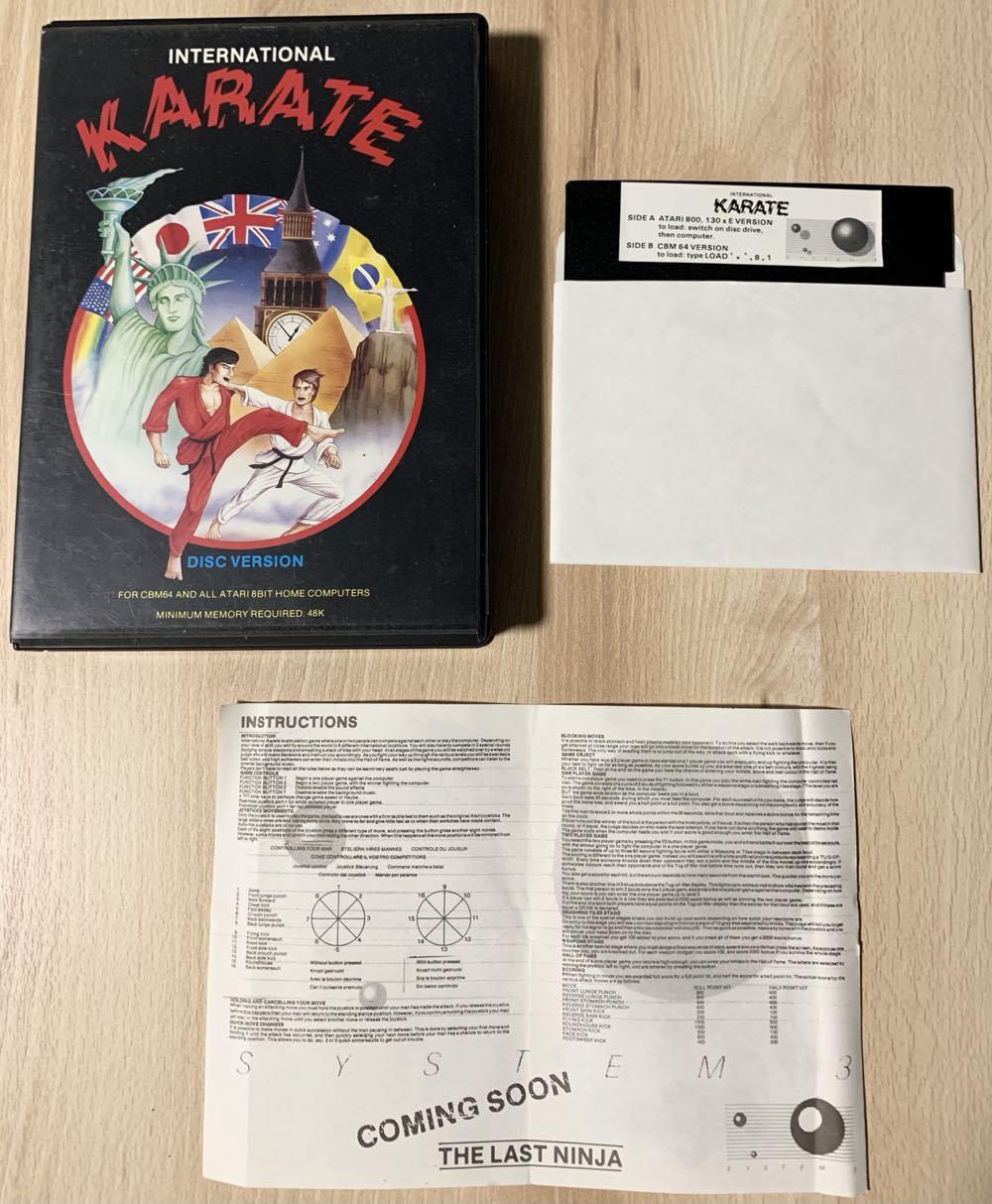International Karate - Commodore 64 (System 3 - 1-2) video game collectible - Main Image 4