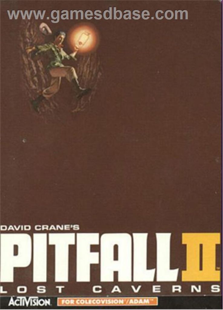 Pitfall 2: Lost Caverns - Colecovision video game collectible - Main Image 1