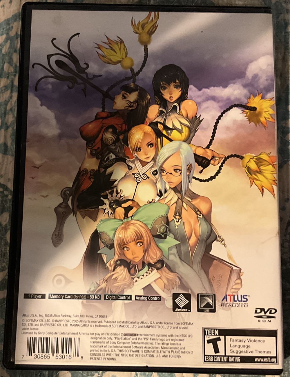 Magna Carta: Tears of Blood - Sony PlayStation 2 (PS2) (Atlus - 1) video game collectible [Barcode 730865530168] - Main Image 5