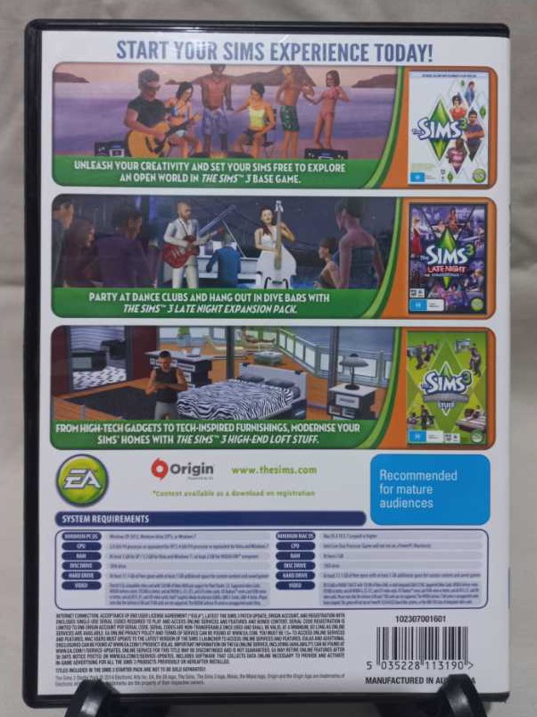 The Sims 3 - Starter Pack - PC (EA & Origon - 1) video game collectible [Barcode 5035228113190] - Main Image 2