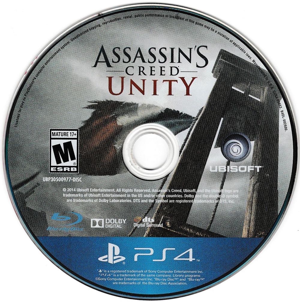 Assassins Creed Unity (Notre Dame Edition) - Sony PlayStation 4 (PS4) (Ubisoft - 1) video game collectible [Barcode 3307215803592] - Main Image 3
