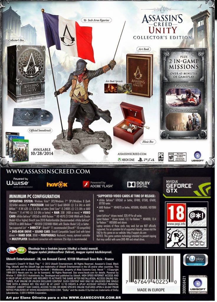 Assassin’s Creed Unity - PC video game collectible - Main Image 2