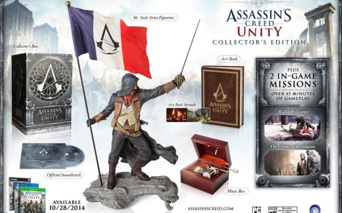 Assassins Creed: Unity - Sony PlayStation 4 (PS4) (Ubisoft - 1-4) video game collectible [Barcode 3307215785867] - Main Image 2