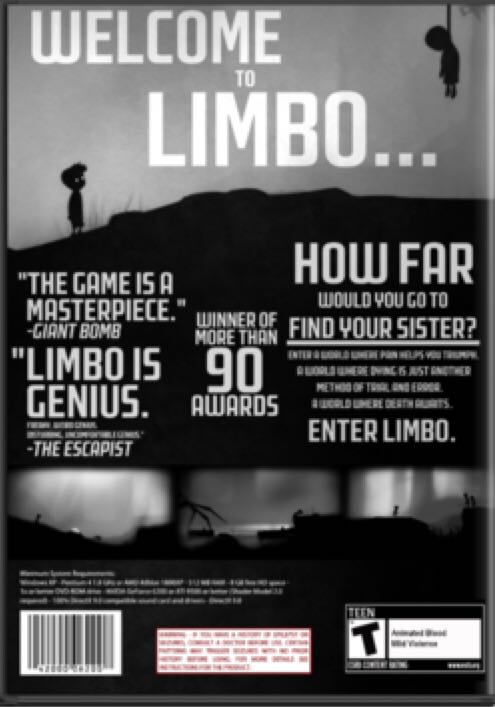 LIMBO - Microsoft Xbox Live (Playdead Studios - 1) video game collectible - Main Image 2