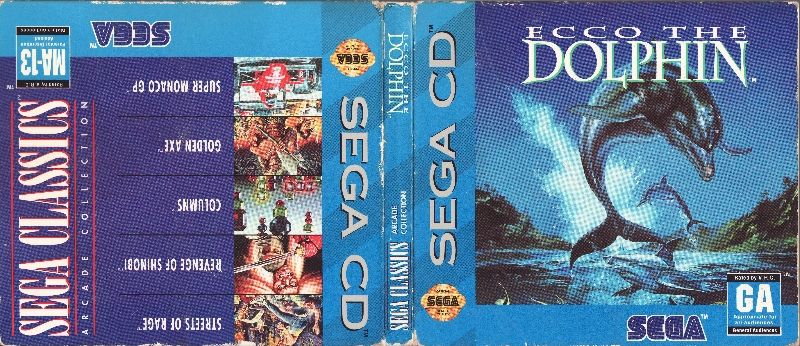 Ecco The Dolphin/Sega Classics - Sega CD video game collectible - Main Image 2