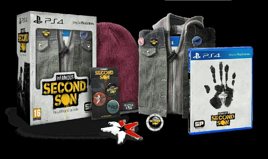 Infamous Second Son Collectors Edition - Sony PlayStation 4 (PS4) video game collectible [Barcode 711719264590] - Main Image 2