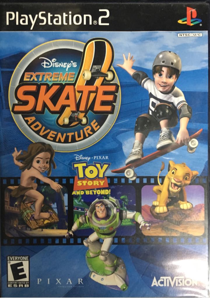 Disney’s: Extreme Skate Adventure - Sony PlayStation 2 (PS2) (Activision - 1-2) video game collectible [Barcode 047875805637] - Main Image 1