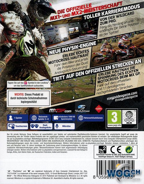 Mxgp - Sony PlayStation Vita (PS Vita) (1) video game collectible - Main Image 2