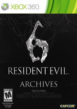 Resident Evil 6: Archives - Microsoft Xbox 360 (Capcom - 1-2) video game collectible [Barcode 013388911110] - Main Image 1