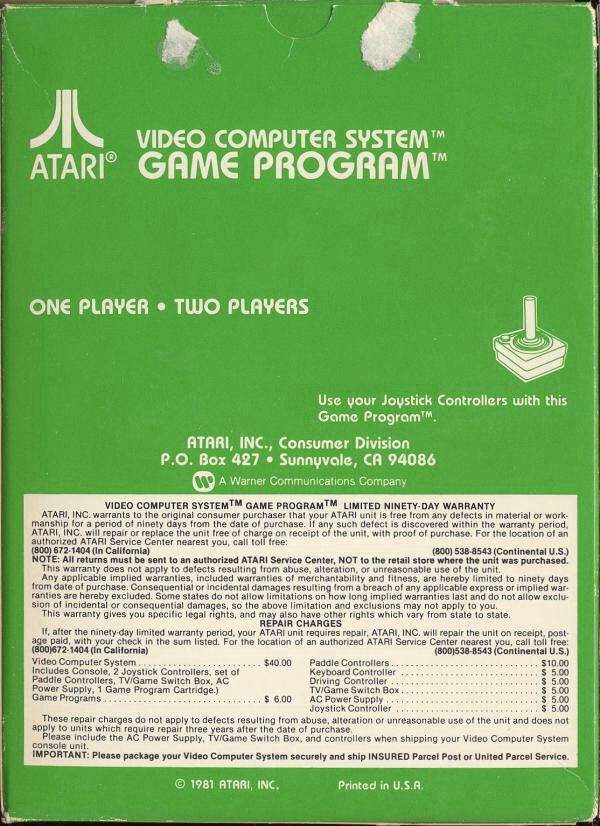 Vegas Rules - Apple iOS (Atari - 1 or 2) video game collectible - Main Image 2