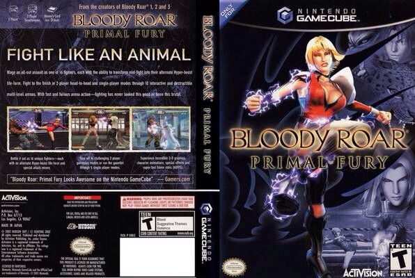 Bloody Roar: Primal Fury - Nintendo GameCube (Activision - 1-2) video game collectible [Barcode 5030917016110] - Main Image 1