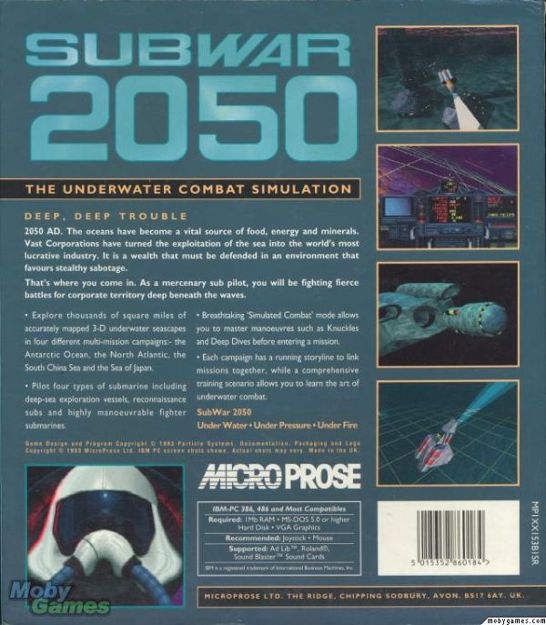 Subwar 2050 - CD Projekt GOG (microprose) video game collectible - Main Image 2