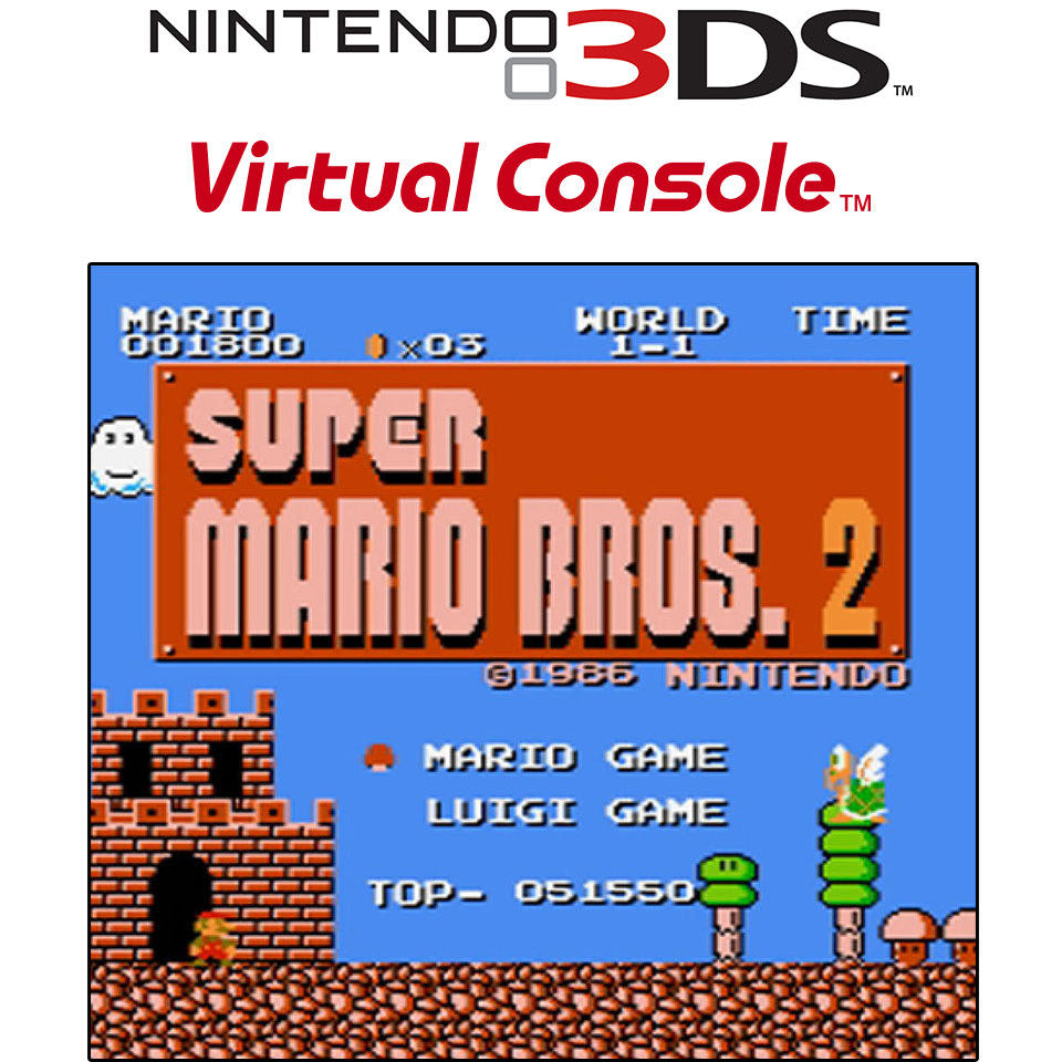 Super Mario Bros. The Lost Levels - Nintendo 3DS Virtual Console (Nintendo - 1-2) video game collectible - Main Image 4