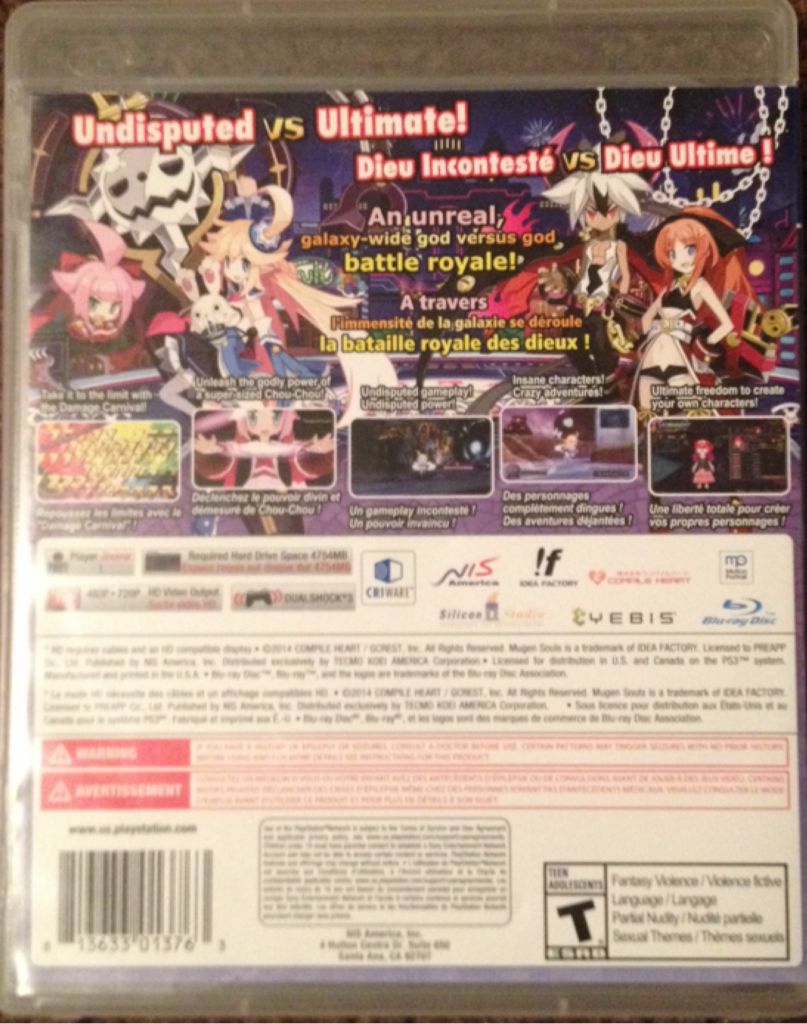 Mugen Souls Z - Sony PlayStation 3 (PS3) (NIS America - 1) video game collectible [Barcode 813633013763] - Main Image 2