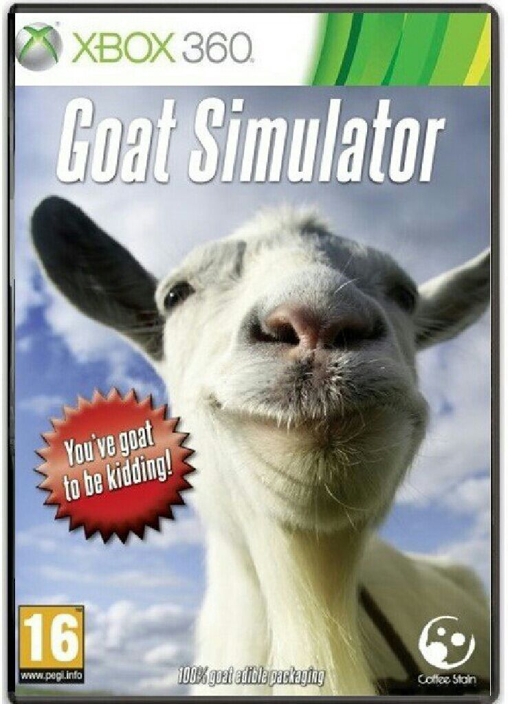 Goat Simulator - Microsoft Xbox 360 video game collectible - Main Image 1