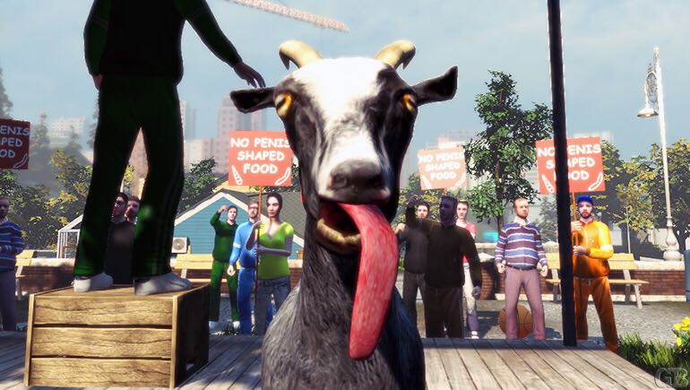 Goat Simulator - Sony PlayStation Network (PSN) (Coffee Stain Studio) video game collectible - Main Image 2