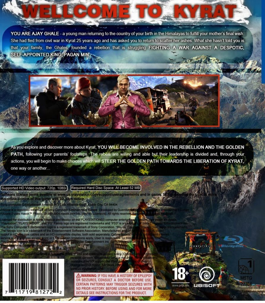 FarCry 4 - Sony PlayStation 4 (PS4) (Ubisoft - 1) video game collectible [Barcode 3307215793633] - Main Image 2