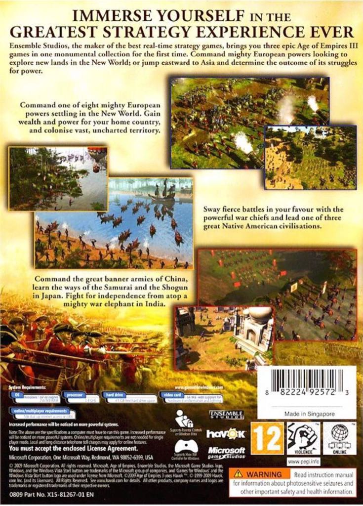 PC: Age of Empires III: Complete Collection - PC (Microsoft Studios.) video game collectible [Barcode 882224925723] - Main Image 2