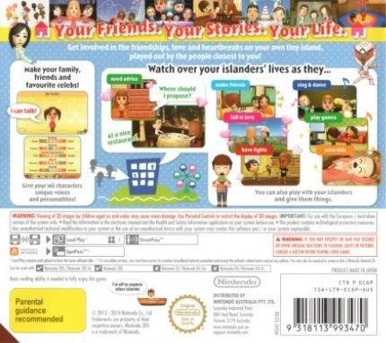 Tomodachi Life - Nintendo 3DS (Nintendo - 2) video game collectible [Barcode 045496742782] - Main Image 2