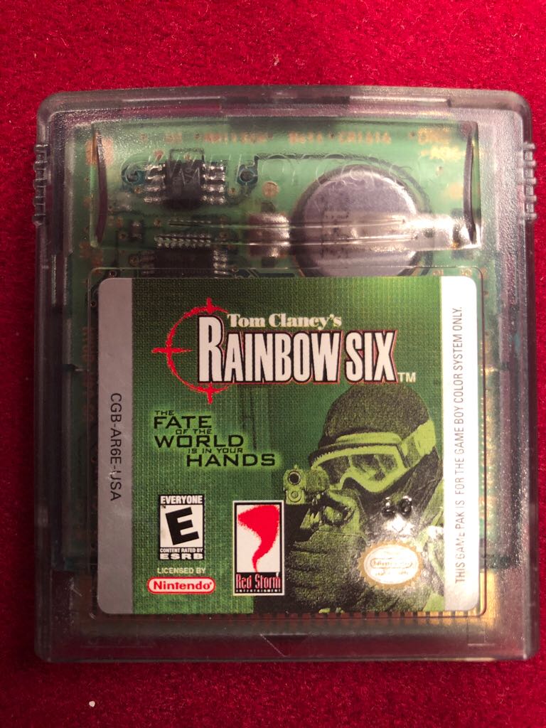 Rainbow Six - Nintendo Game Boy video game collectible - Main Image 1