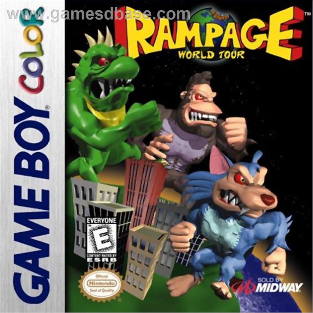 Rampage World - Nintendo Game Boy video game collectible - Main Image 1