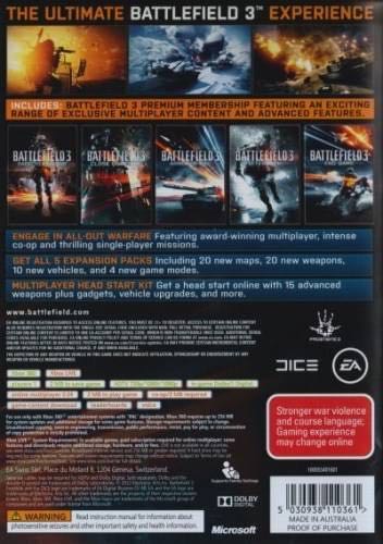 Battlefield 3 - Premium Edition - PC (Electronic Arts - 64) video game collectible [Barcode 014633198010] - Main Image 2