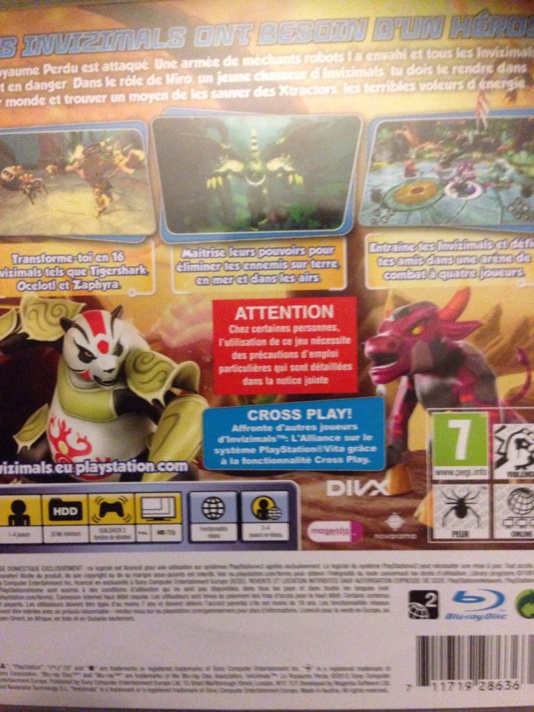 Invizimals Le Royaume Perdu PS3 - Sony PlayStation 3 (PS3) (1-4) video game collectible [Barcode 711719286363] - Main Image 2