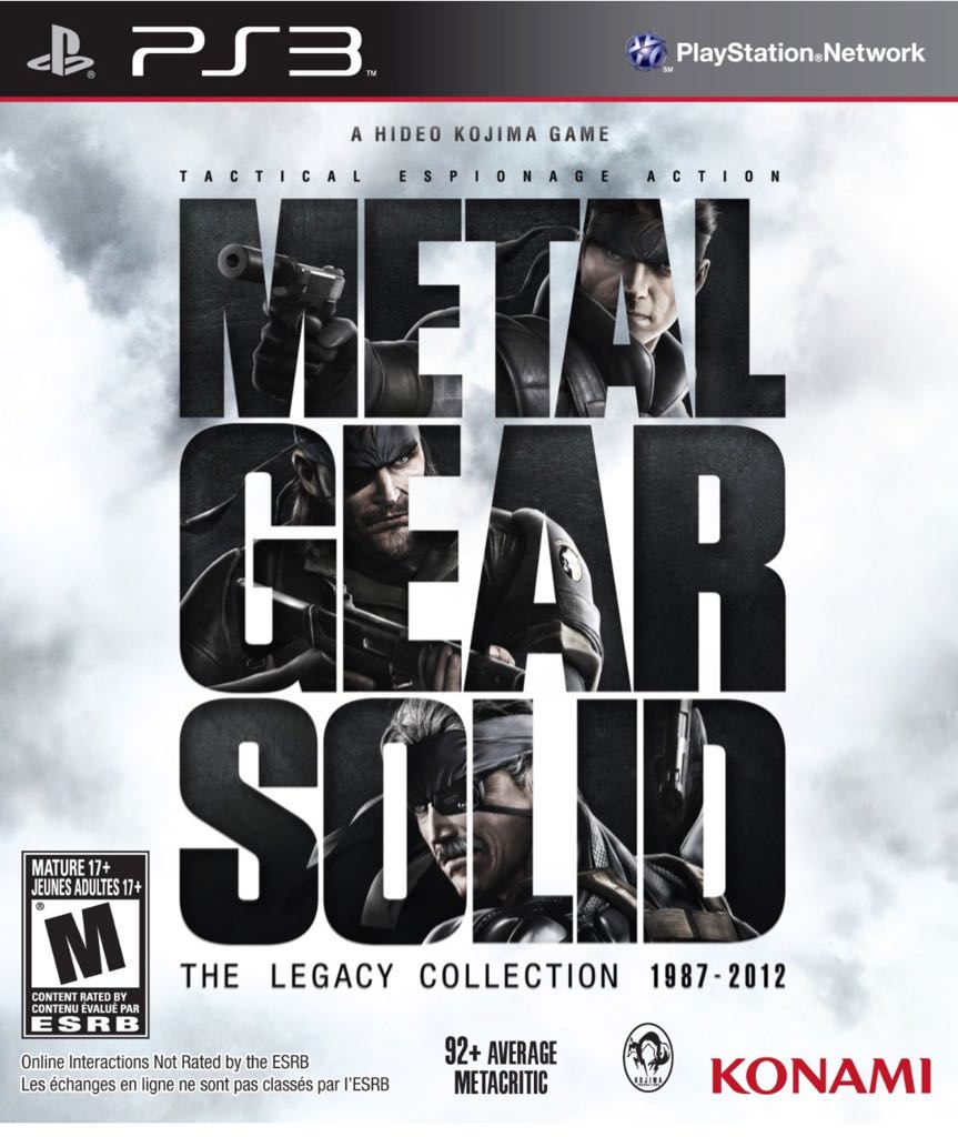 Metal Gear Solid The Legacy Collection 1987-2012