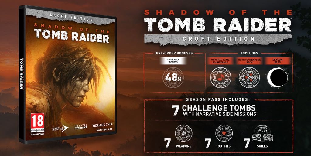 Shadow of the Tomb Raider - Microsoft Xbox One (Sqare Enix - 1) video game collectible [Barcode 5021290081017] - Main Image 2
