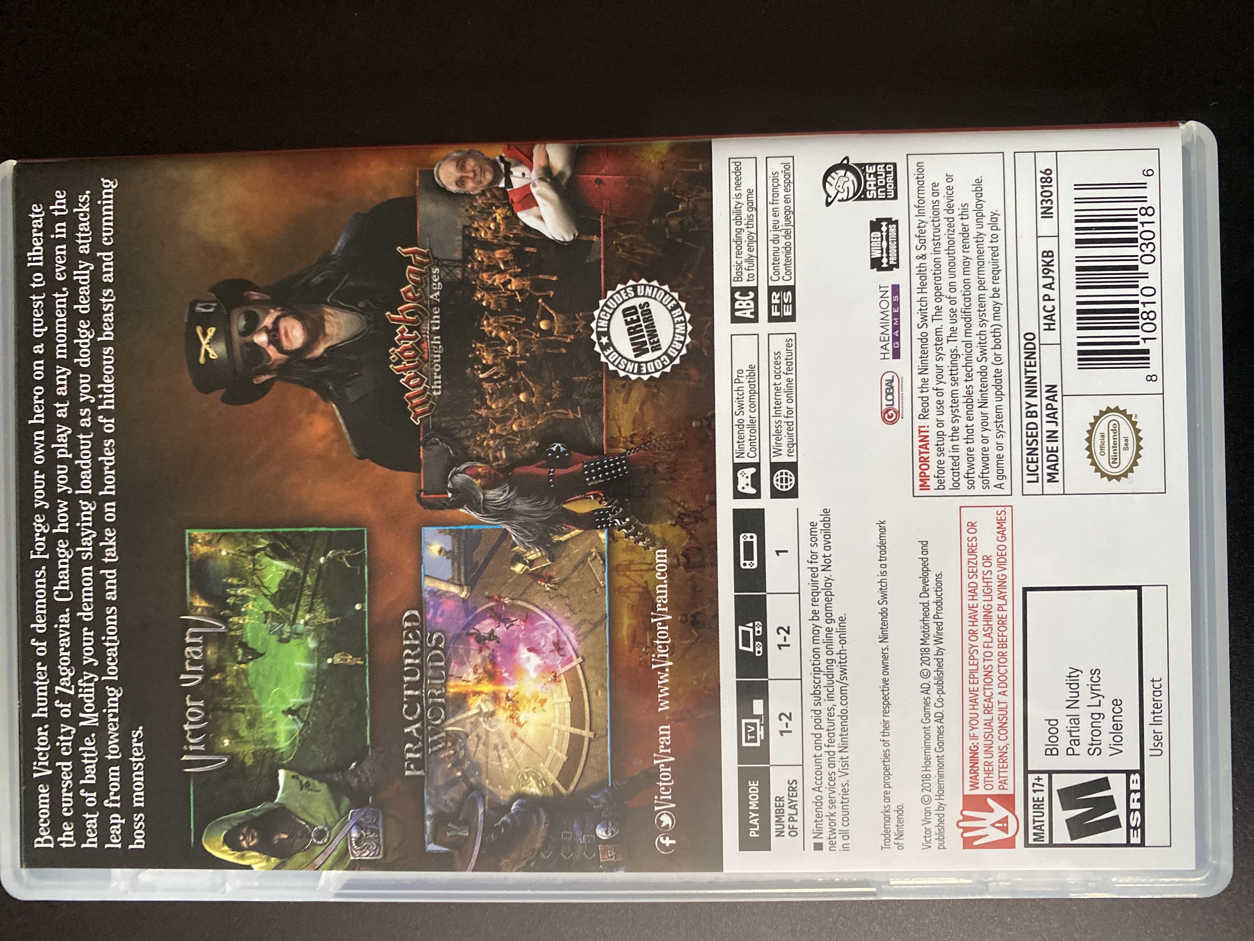 Victor Vran: Overkill Edition - Nintendo Switch (Wired Productions - 1-2) video game collectible [Barcode 810810030186] - Main Image 2