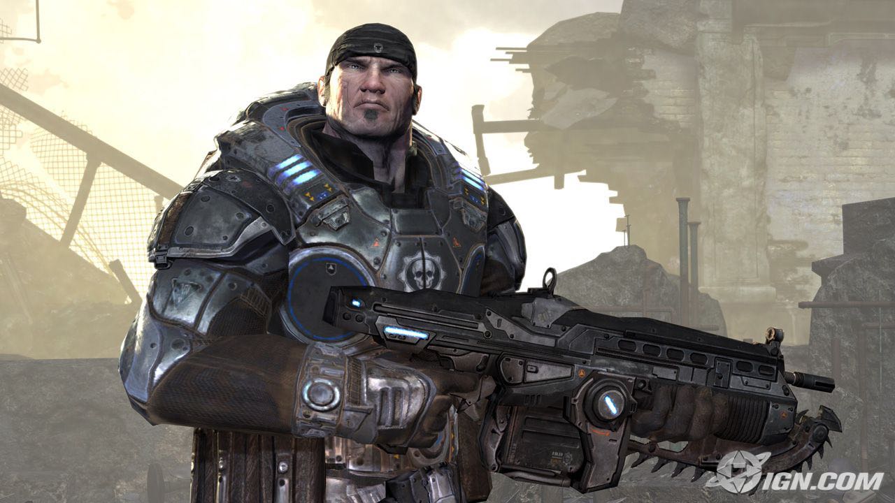 Gears Of War - Microsoft Xbox 360 (Microsoft Game Studios - 1-8) video game collectible [Barcode 07177224] - Main Image 3