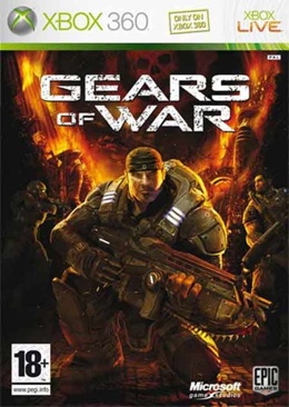 Gears Of War - Microsoft Xbox 360 (Microsoft Game Studios - 4) video game collectible [Barcode 882224260008] - Main Image 1