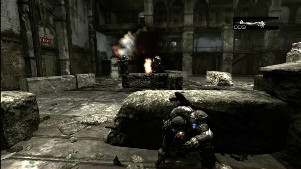 Gears Of War - Microsoft Xbox 360 (Microsoft Game Studios - 1) video game collectible [Barcode 882224260022] - Main Image 3