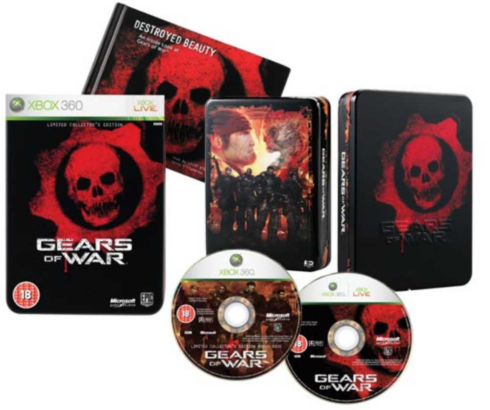 Gears Of War - Microsoft Xbox 360 (Microsoft Game Studios - 2) video game collectible [Barcode 882224262712] - Main Image 2