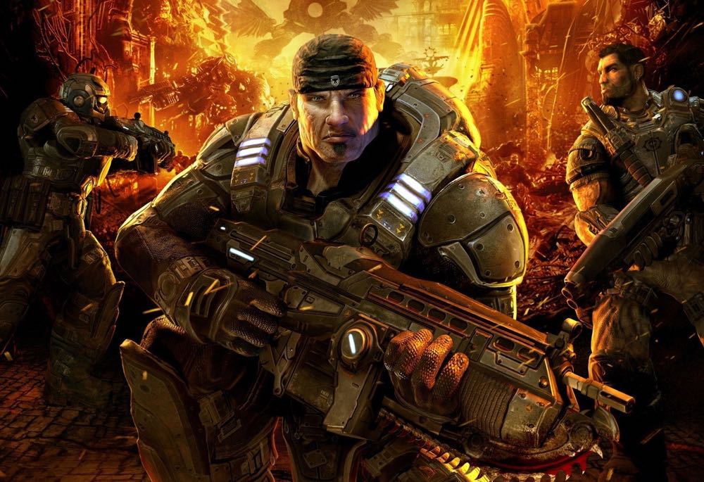 Gears Of War - Microsoft Xbox 360 (Microsoft Game Studios - 2) video game collectible [Barcode 882224262712] - Main Image 3