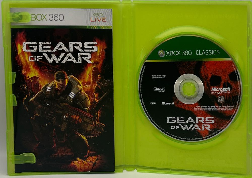 Gears Of War (Classics) - Microsoft Xbox 360 (Microsoft  Studios) video game collectible [Barcode 882224694674] - Main Image 3