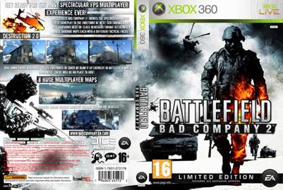 Battlefield Bad Company 2 - Microsoft Xbox 360 (Electronic Arts/EA Games - 1-24) video game collectible [Barcode 5030930075835] - Main Image 2