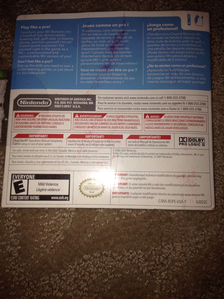 Wii Sports - Nintendo Wii video game collectible - Main Image 2