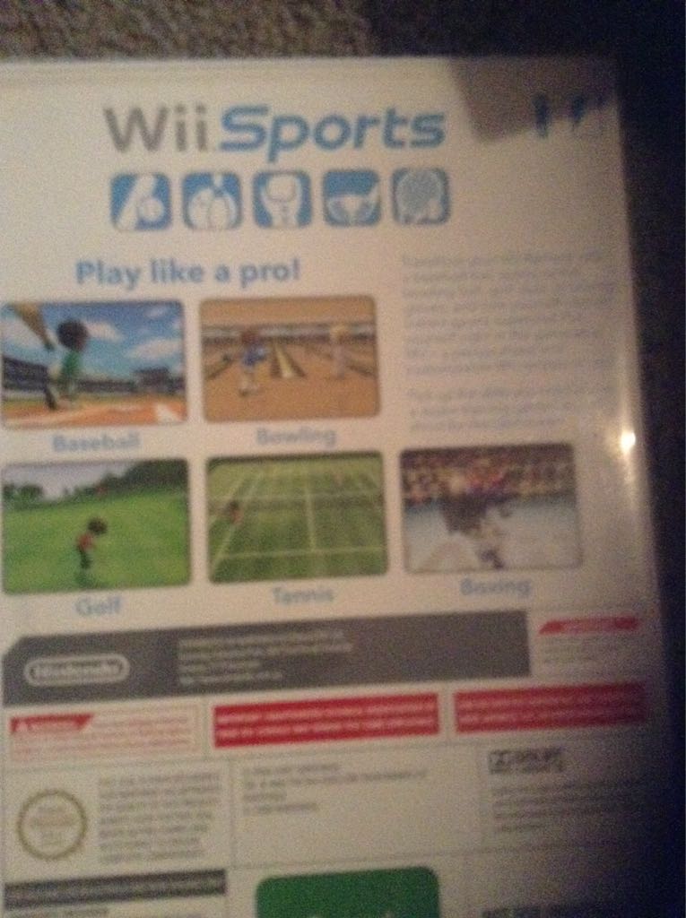 Wii Sports - Nintendo Wii video game collectible - Main Image 2