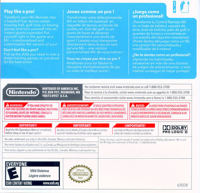 wii sports - Nintendo Wii video game collectible - Main Image 2