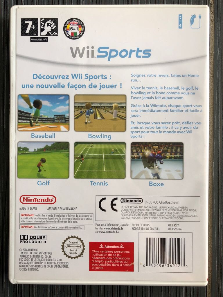 Wii Sports - Nintendo Wii video game collectible - Main Image 2