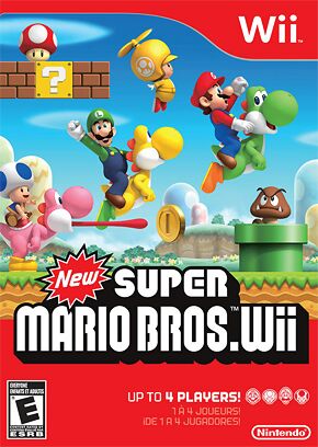 New Super Mario Bros. Wii - Nintendo Wii (Nintendo) video game collectible - Main Image 1