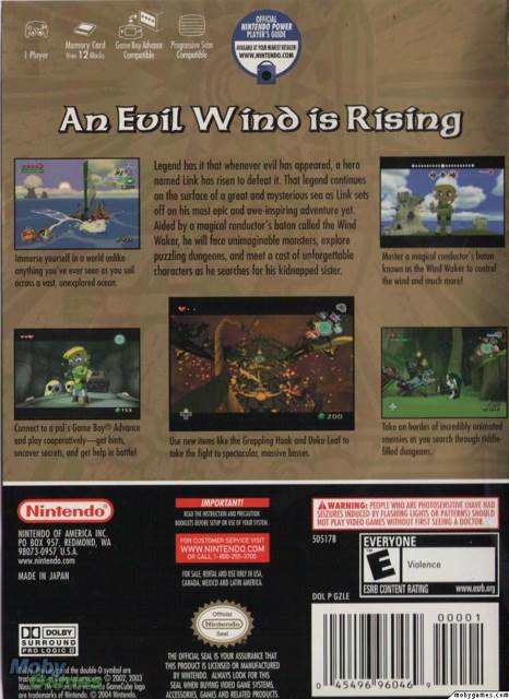 The Legend of Zelda: The Wind Waker - Nintendo GameCube (Nintendo - 1) video game collectible [Barcode 044406390792] - Main Image 2